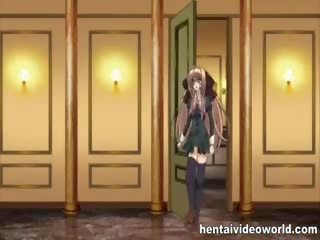 Tranny geneukt in school- toilet op hentai vid