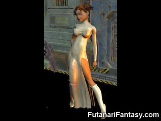 Tatlong-dimensiyonal futanari babae may malaki cocks