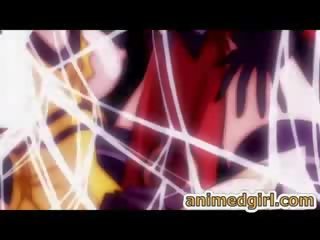 Anime menangkap dalam spider net dan fuck transgender